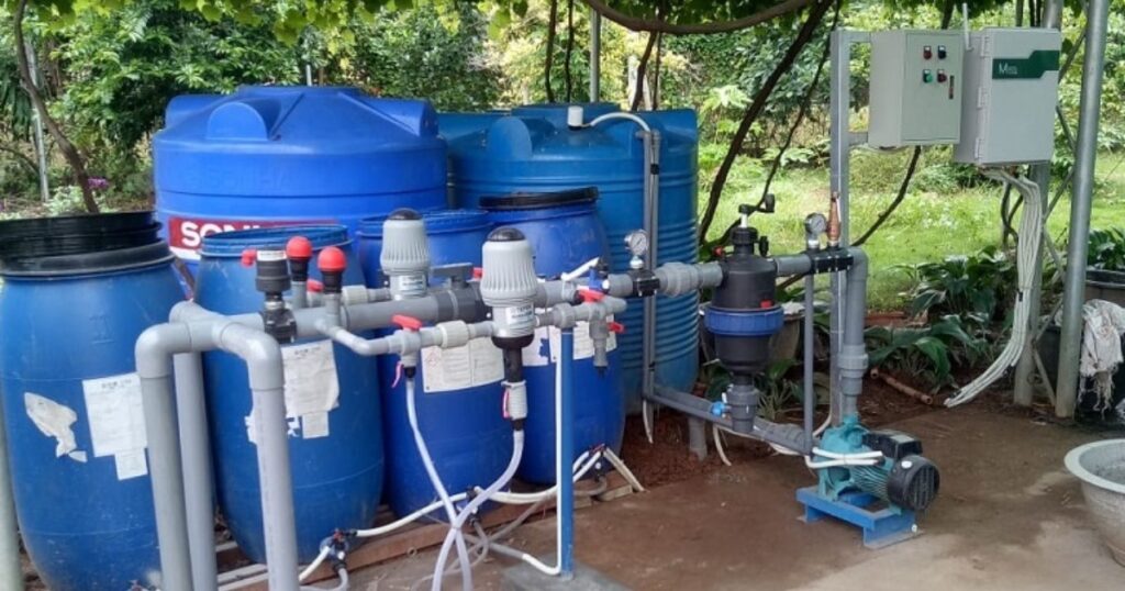 Hướng dẫn thiết lập bồn A - B trong hệ thống tưới tự động