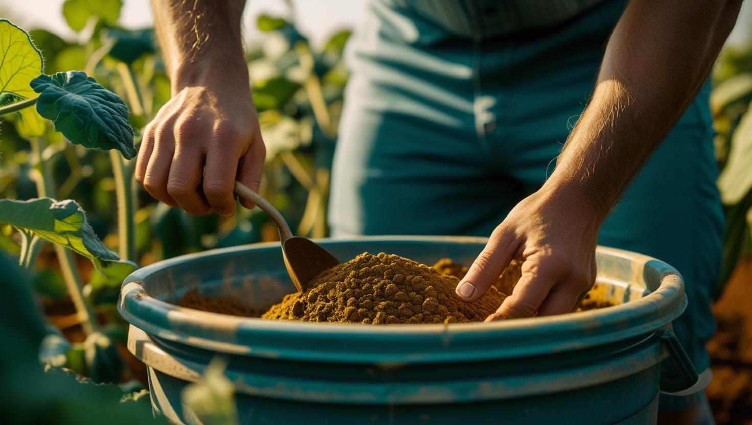 Phác đồ bón phân tăng sinh khối cho dưa lưới (10–25 ngày sau trồng)