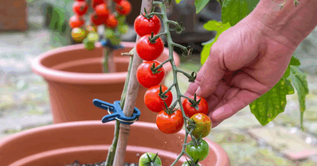 Hướng dẫn tạo thân và nuôi tán chính cho cà chua