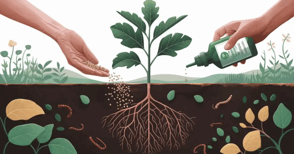 Humic kết hợp Amino Tăng sức đề kháng, phục hồi nhanh sau stress cho cây trồng