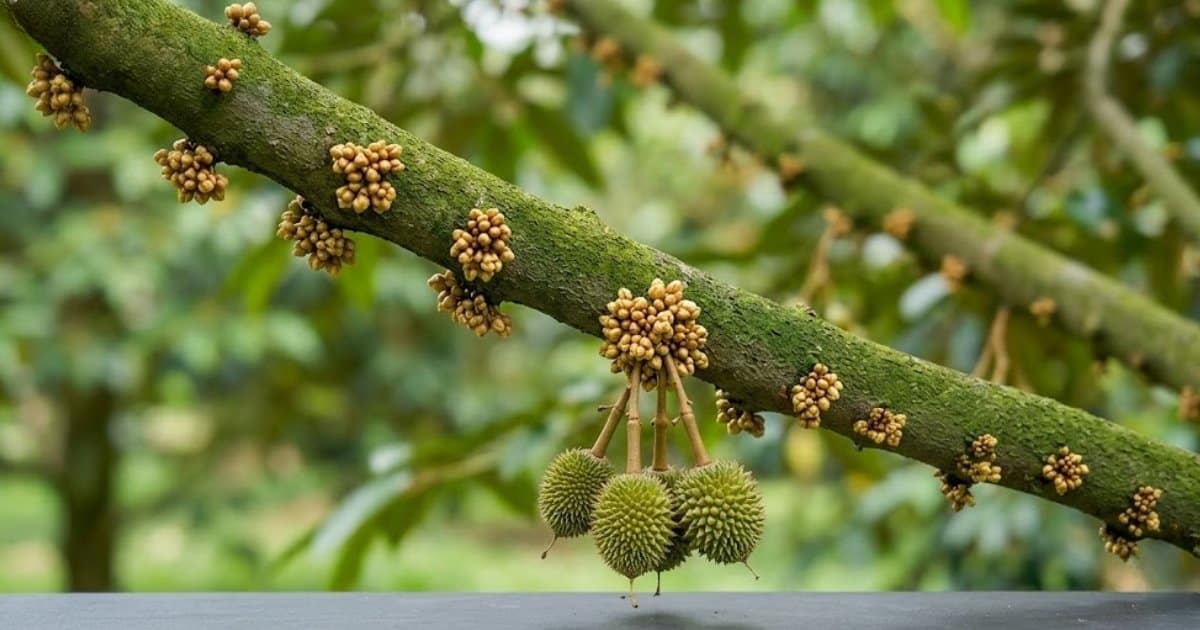 Kỹ thuật siết nước tạo mầm hoa sầu riêng: Quy trình chuẩn và lưu ý quan trọng
